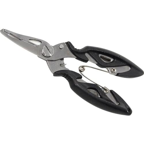 Stainless Steel Fishing Tackles Outdoor Lure Fishing Portable Tools Fish Lip Plier Scissors Fishing Plier Scissor Hook Remover