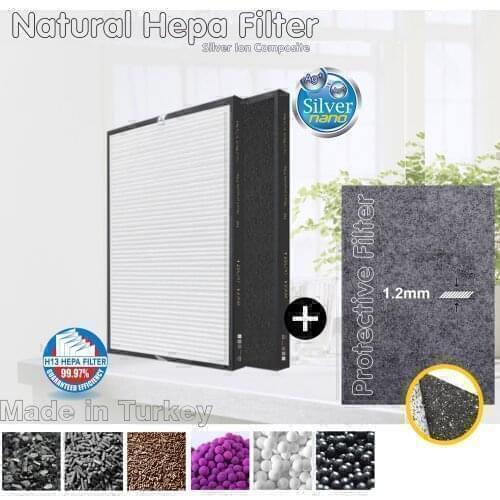 Sharp C150SW KIAX85 BX85 DX85 BC608-W Air Purifier Compatible Multifunctional Combined Filter And Silver Ion Protective