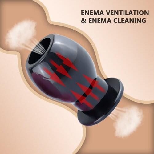 Sucktion Dilator Anus Ass Plug Douche Anal Extender Sex Toys for Gay Butt Plug Peep Vagina Erotic Adult Toy