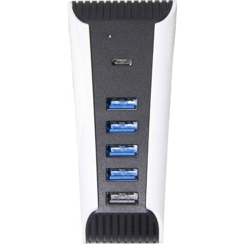 6 in 1 USB Splitter Expander Hub For PS5 USB Hub USB3.0 Splitter Expander Extension High Speed Adapter for PlayStation 5