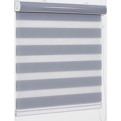Free shipping blackout zebra roller shades for living room window