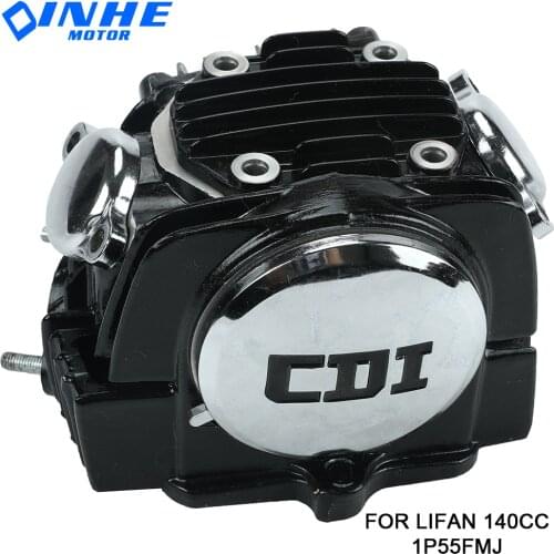 140cc Motorcycle Cylinder Head For 55mm Bore lifan 1P55FMJ LF 140 Horizontal Kick Starter Engines Dirt Pit Bike Parts