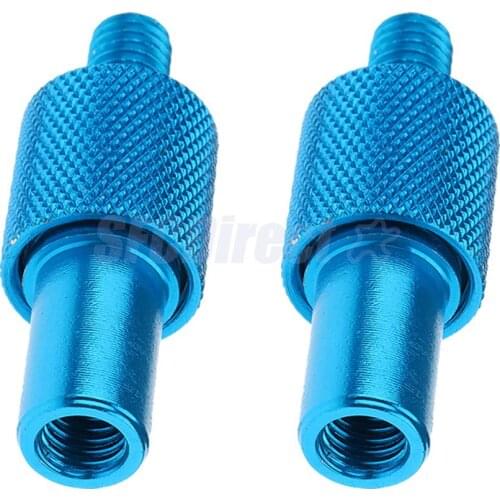 2pcs Aluminium alloy 8mm Fishing Rod Pod Connector Net Head Adapter