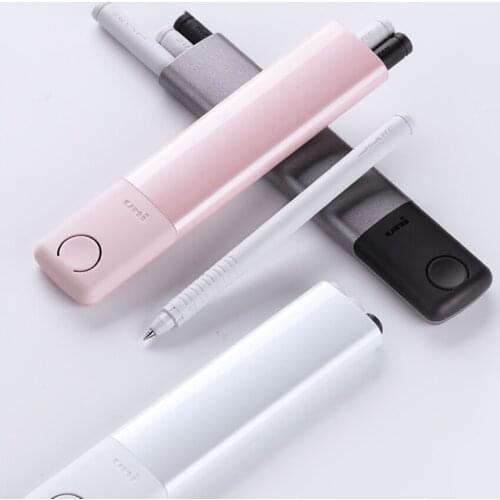 3pcs/box Japan Uni URP-800 Limited Set Metal Storage Box Erasable Pen Ballpoint Pen for Smooth Writing 0.5mm