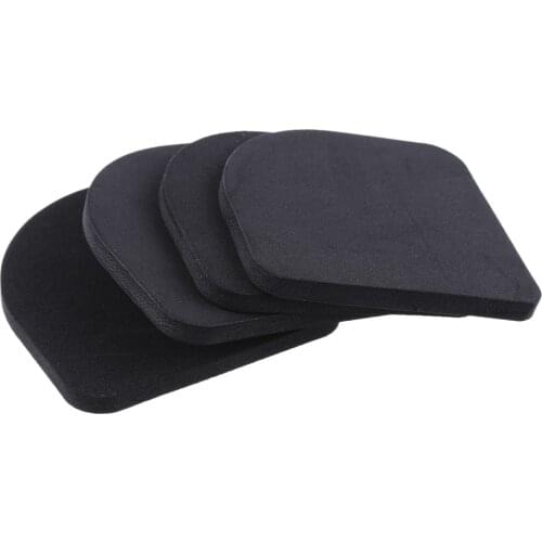 4PCS/Lot Black Multifunctional Anti Vibration Mat For Washing Machine Anti-Vibration Noise Shock Pads Bathroom Accessories