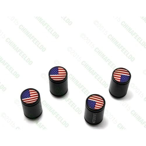 400pcs=100set Car Universal Black Dull Polish Aluminium Alloy Tire Valve Cap For Wholesale Mixed Logos Order J-941