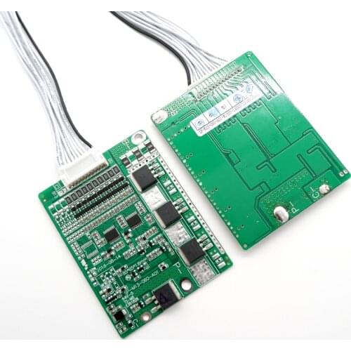 E-bike battery BMS, 10S 36V 20A lithium ion battery BMS, Small Size BMS L85*W65*H6.5mm, With balance function