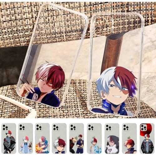My Hero Academia Shoto Todoroki Phone Case for iPhone 11 12 pro XS MAX 8 7 6 6S Plus X 5S SE 2020 XR case