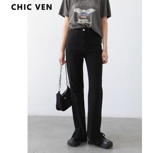 CHIC VEN Womens High Jeans
