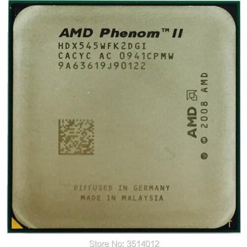 AMD Phenom II X2 545 3.0GHz Dual-Core CPU Processor HDX545WFK2DGI/HDX545WFK2DGM Socket AM3