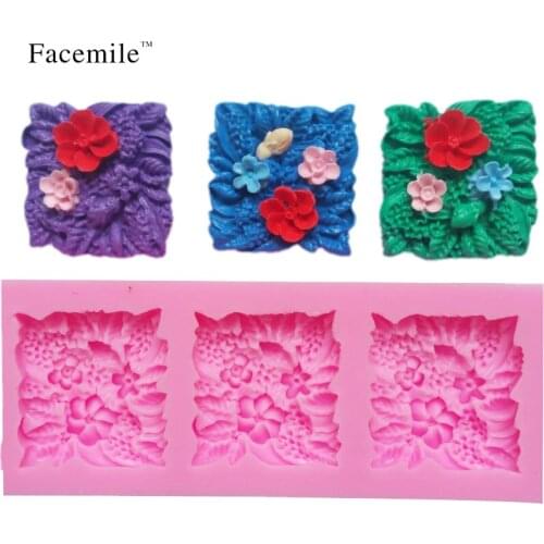 Cake Mould Flower Sugar Flower Mold Silicone Fondant Cake Decorating Tools Set 50-66