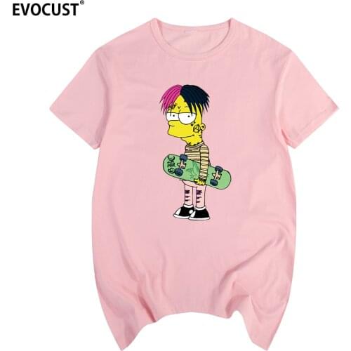 Lil peep Hellboy Hell Boy Cry Baby funny Rapper Hip Hop Harajuku Ullzang T-shirt Cotton Men T shirt New TEE TSHIRT Womens