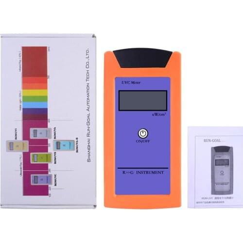 Reptile UVC Lamp Meter UV Illuminance Meter - Measures 220~280nm with Range from 0-1999 µW/cm² UVB, with Protective Case