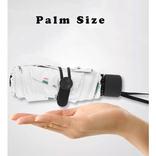 Mini Pocket Umbrella Rain Women Flowers Windproof Pocket Umbrellas Women Rain Parasol Corporate Gifts Cute Sun Uv Tous Tous Muje