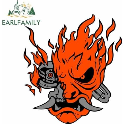 EARLFAMILY 13cm for Samurai Funny Car Stickers Vinyl Car Sticker Waterproof Interesting Sun Protection Camper Window Decals
