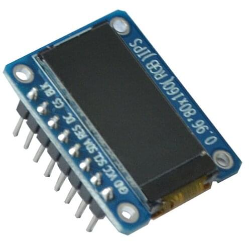 New IPS 0.96 inch 7P SPI HD 65K Full Color TFT Screen Module ST7735 Drive IC 80*160