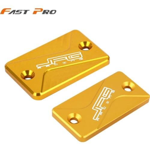 CNC Alloy Front & Rear Brake Reservoir Fluid Cover Cap Fit For SUZUKI DRZ400S DRZ400SM 2000-2019 01 02 03 04 05 06 07 08 09 10