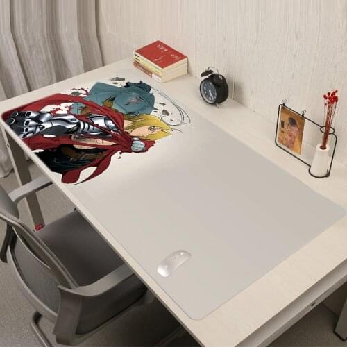Fullmetal Alchemist Mousepad Mouse Carpet Pad Cute PC Gamer Cabinet Pads Kawaii Rug Mause Xxl Hot Computer Desk Mat Gaming Large