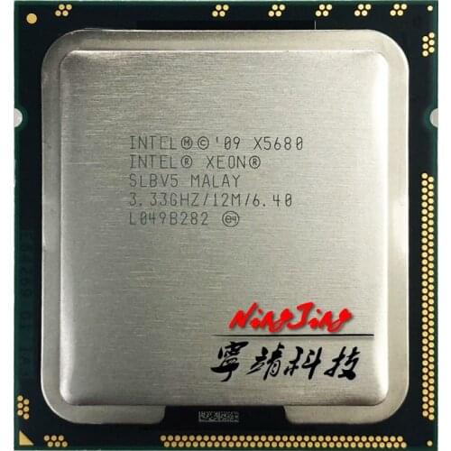 Intel Xeon X5680 3.3 GHz Six-Core Twelve-Thread CPU Processor 12M 130W LGA 1366