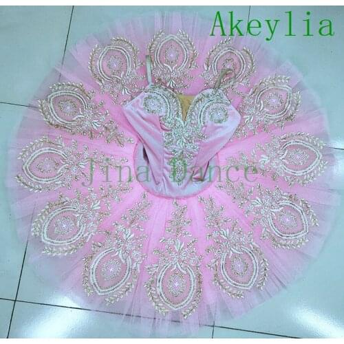 Pink Sugar plum fairy ballet tutu for gils classical ballet tutus nutcracker performance tutu costume Ballet Stage dress