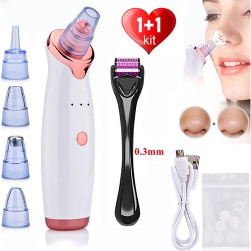 Face Blackhead Remover Vacuum Acne Pimple Black Spot Suction Electric Facial Pore Cleaner Skincare Exfoliating Beauty Instrument