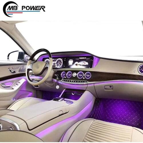 S CLASS W222 ambient AC light front air vents fit for high quality 2014-2020 year S CLASS W222 ambient AC light front air vents