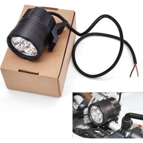 For Kawasaki ZXR400 ZZR600 VERSYS 1000 Z1000 ZX6R 60W Motorcycle LED Light 9-48V Auxiliary Headlight Driving DRL Fog Lamp 4000LM