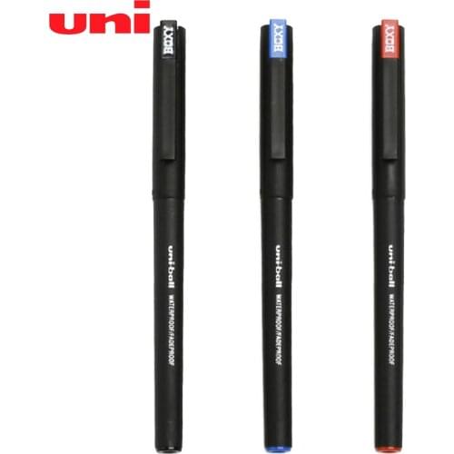 Uni Gel Pen UB-105 BOXY 1pcs Straight Liquid Gel Pen 0.5mm 3 color ink Writing Supplies Office & School Supplies
