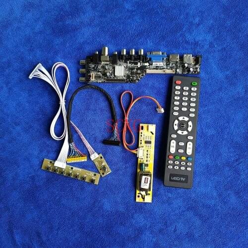 USB VGA AV HDMI-compatible 30-Pin LVDS 1280*1024 Digital Signal DVB For M170EG01/M170ETN01.0/QD17EL07 2CCFL KIT Panel drive card