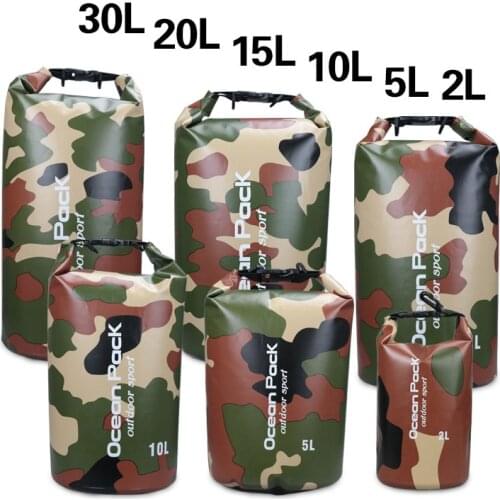 Waterproof Diving Bag Ultralight Outdoor Men Women Drifting Package Swimming Pouch Pack Dry Bag 2L 3L 5L 10L 15L 20L 30L
