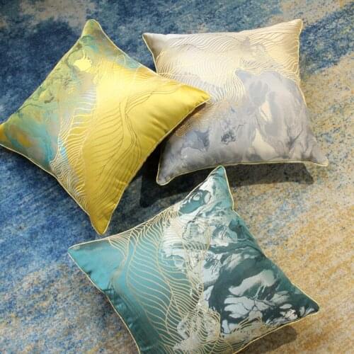 High-grade Luxury Cushion Covers New Chinese Style Red Green Throw Pillowcases Home Living Room Wedding Decoration Pillow Covers