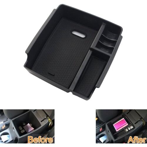 1pc Plastic Console Centre Armrest Storage Box Container Tray Holder Organizer Fit For Hyundai IX25 2015 Car Styling