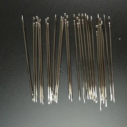 100pcs Stainless Steel Manual Triangular Sewing Needles 5#4.0cm Hand-stitched Leather Needle Cowhide Special Apparel DIY Tool