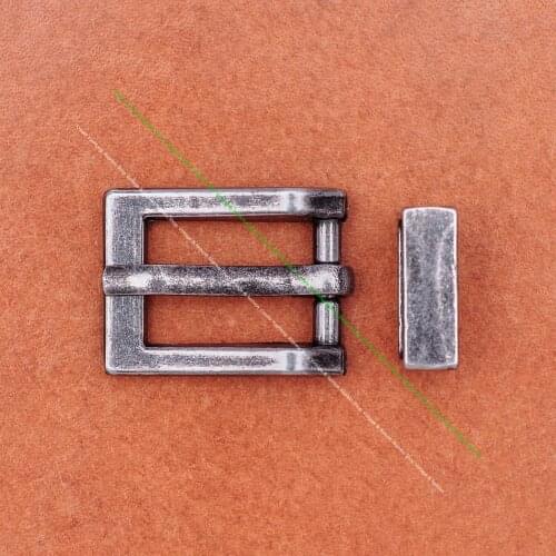 10X Retro 2 pc set Clip Pin Buckle Clasp Belt Buckle for Leather Bracelet Belt Strap Watch Band