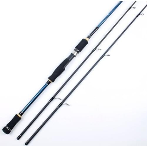 2021 New 2 tips 100% Carbon Surper Hard Spinning Fishing Rod Fishing Pole 2 Sections Casting Lure Fishing Rod