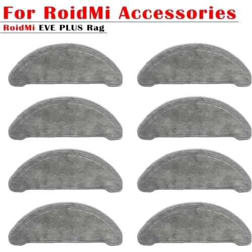 For Xiaomi roidmi eve plus vacuum cleaner accessories washable cleaning cloth Mi robot replacement Mop Rag spare parts