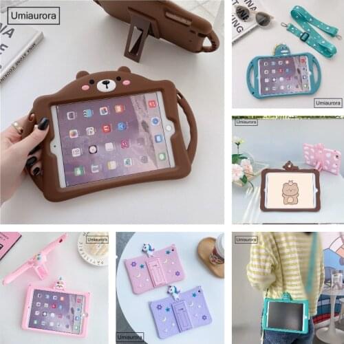 Kids Case for Huawei MatePad T10 T10S Pro 10.8 10.4 Soft Silicon Stand Tablet Cover for Mediapad M5 Lite 8.0 T3 9.6 T5 10 10.1