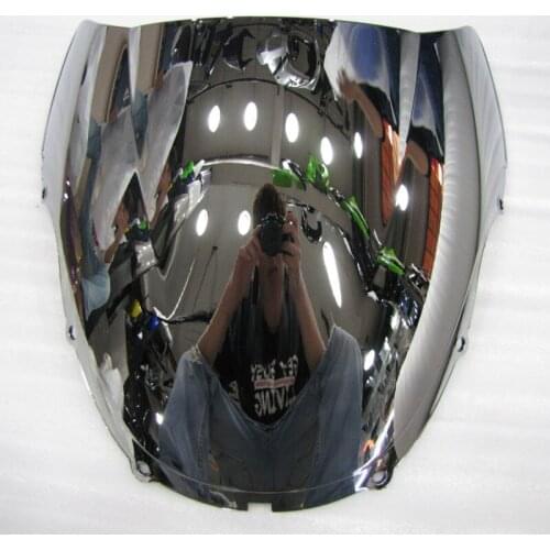 For 1999-2000 Honda CBR600 F4 99-00 cbr 600 f4 Motorcycle Windshield Silver Screen Double bubble