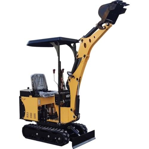 EPA / Euro 5 Engine Crawler mini digger 0.8 ton mini excavator for garden with CE