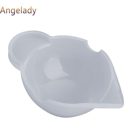 DIY Tools Spoon Mix Scraper Cup Silicone Mold Dispenser Jewelry Making Accessories Epoxy Resin Mould Crafts JUL3