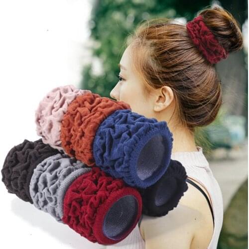 3pcs Korea Velvet Hair Scrunchie Elastic Hair Bands Solid Color Women Girls Headwear Ponytail Holder Hair Accessories New