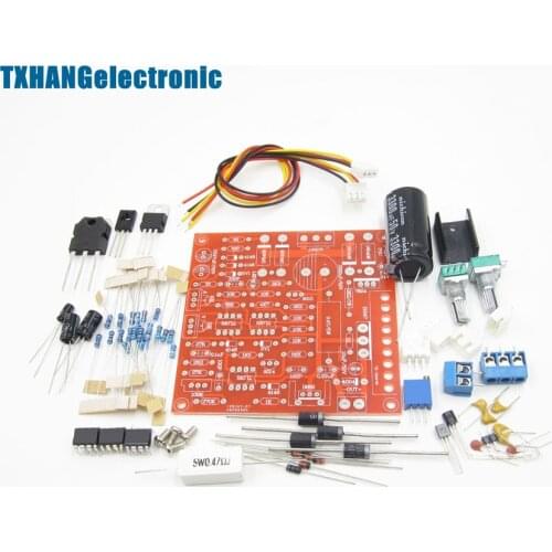 Red 0-30V 2mA-3A Continuously Adjustable DC Regulated Power Supply DIY Kit PCB electronic