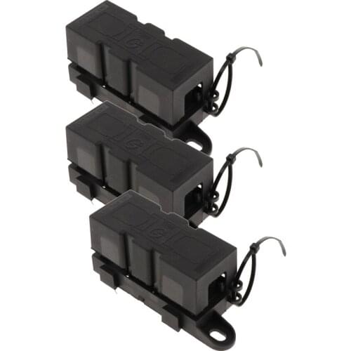 MagiDeal 3pcs MEGA Fuse Block/Holder with Cover Universal for RV/Van/Truck