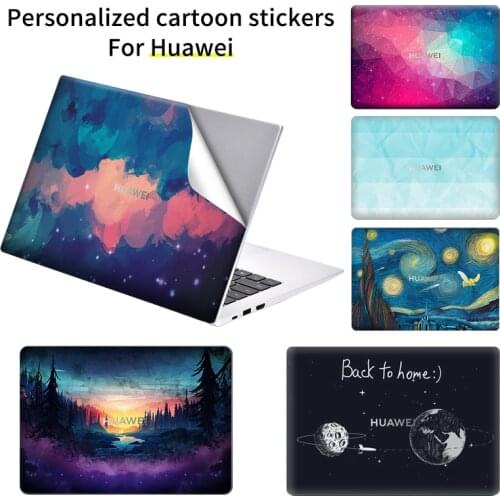 Marble Laptop Sticker Skin for Huawei MateBook 13 X Pro D14 D15 Decorative Notebook Covers for Magicbook Top/Bottom/Palmguard