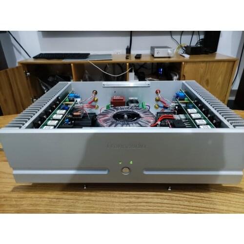 New arrive Upgrade version Reference FM711 Dual channel pure post-stage power amplifier F7 silver black