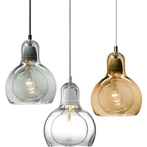 Dining Light Nordic Hanging Lamp Glass Pendant Lights for Restaurant Bar Bedroom Home Decor Modern Led Light Fixtures Luminarias