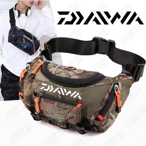 Daiwa Multicolor Waist Packs Waterproof Running Fishing Bag Outdoor Belt Bag Riding Mobile Phone Fanny Pack Gym Belt Bags