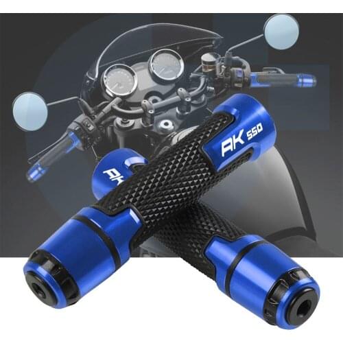 7/8" 22MM Motorcycle handlebar grip handle bar For KYMCO AK550 AK 550 2017 2018 2019 CNC Aliminum Motorbike handlebar grips