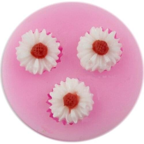3D flowers shape silicone cake decorating tool Eco-Friendly fondant decorating Jelly Pudding Mold tools Gift
