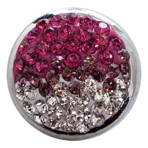 Changeable 18mm snaps with copper bottom and rhinestones fit ginger snaps jewelry MDB18-65-5